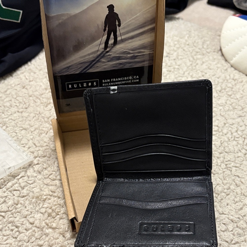 Black Leather Wallet